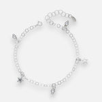 Tobillera Círculos Estrellas Esferas