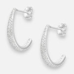 Semi Argolla Gota Circones Pavé 21 mm