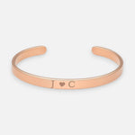 Esclava Para Grabar Bañada en Oro Rosado