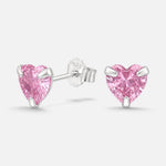 Aro Corazón Circón Rosa Francia 6 mm