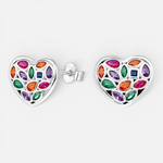Aro Corazón Circones Multicolor