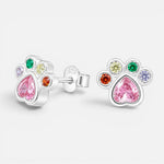 Aro Patita Corazón Circones Multicolor