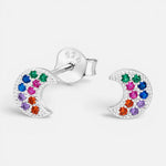 Aro Media Luna Circones Multicolor 7x6 mm