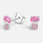 Aro Mini Gatito Circones Rosa Francia 6x4 mm