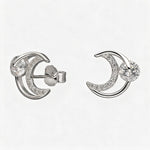 Aro Media Luna Cristal Circones