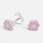 Aro Flor Circones Rosa Francia 6 mm