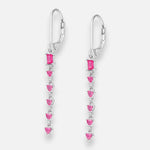 Aro Clip Corazones Circones Rosa Francia