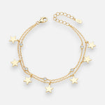 Pulsera Doble Estrellas Circones