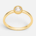 Anillo Circón Solitario