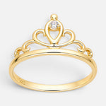 Anillo Corona Circón