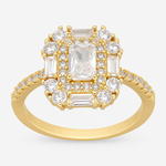 Anillo Rectangular Circones Baguette