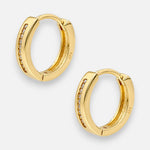 Argolla Huggie Línea Circones 14 mm