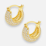 Argolla Circones Pavé 15 mm