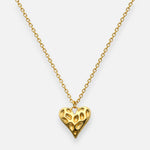 Collar Corazón Facetado
