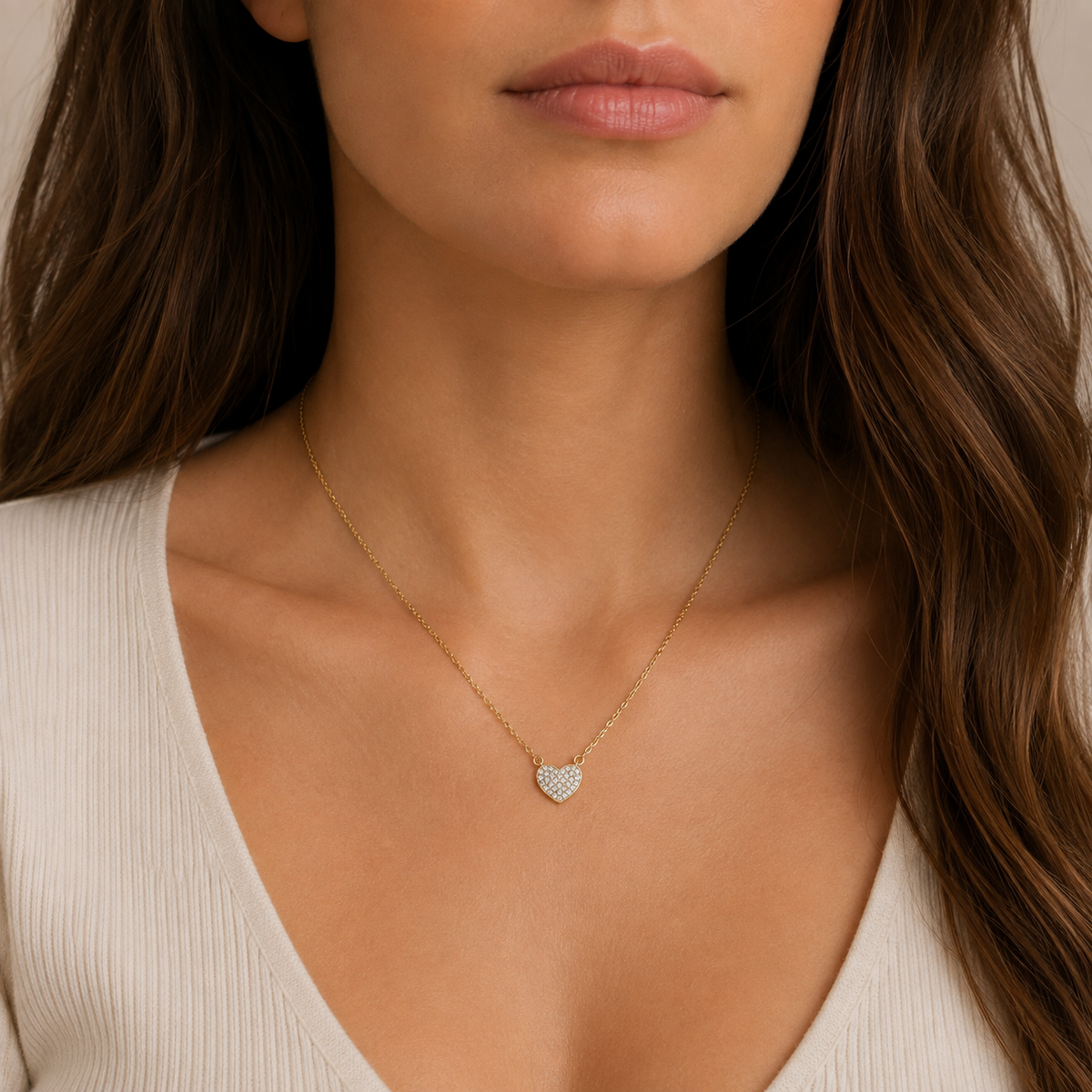 Collar Corazón Circones
