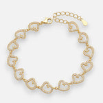 Pulsera Corazones Circones