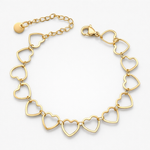 Pulsera Corazones Sin Fin