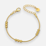 Pulsera Cola de Topo Esferas