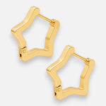 Argolla Huggie Estrella 18 mm