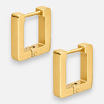 Argolla Huggie Corte Cuadrado 12x12