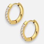 Argolla Huggie Circones 14 mm