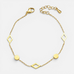Pulsera Rombos Círculos