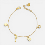 Pulsera Love Lock Circón