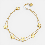 Pulsera Doble Tradicional Flores