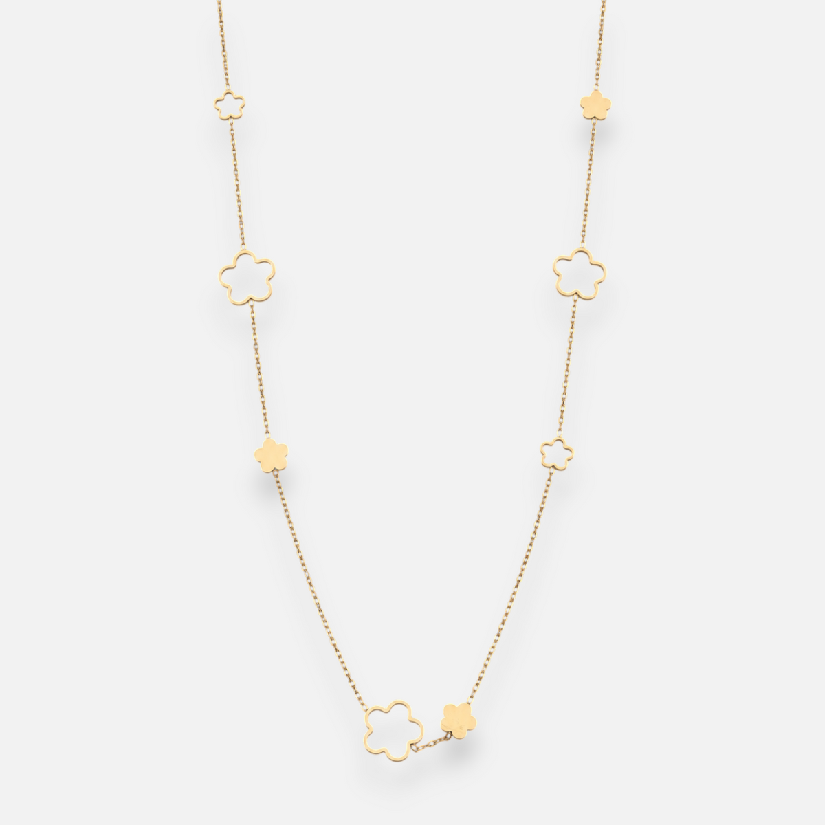 Collar Largo Flores