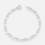 Pulsera Flor Círculos Facetados