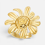 Anillo Maxi Flor Girasol 23 mm