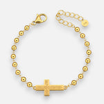 Pulsera Cruz Padre Nuestro