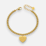 Pulsera Esferas Corazón Padre Nuestro