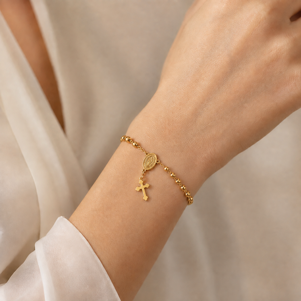 Pulsera Denario Virgen de Guadalupe