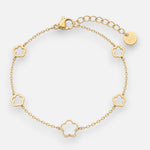 Pulsera Flores Nácar