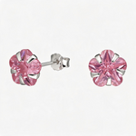 Aro Flor Circón Rosa Francia 4 mm