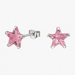 Aro Estrella Circón Rosa Francia 8 mm