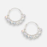 Argolla Hecha Cristales Swarovski® Tornasol 16 mm