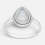 Anillo Gota Piedra Luna