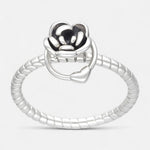 Anillo Flor Corazón