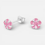 Aro Flor Circón Rosa Francia 6 mm