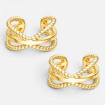 Aro Ear Cuff Entorchado 9 mm