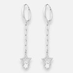 Argolla Cadena Estrellas Circones 16 mm