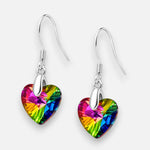 Aro Corazón Cristal Hecho con Swarovski® Tornasol