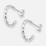 Semi Argolla Trenzada 16 mm