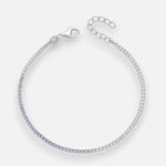 Pulsera Circones Tenis Lila
