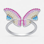 Anillo Maxi Mariposa Circones Multicolor
