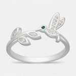 Anillo Ajustable Colibrí Espigas Circones 18