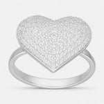 Anillo Corazón Circones Pavé