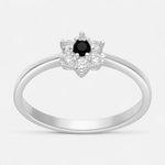 Anillo Flor Circones Ónix